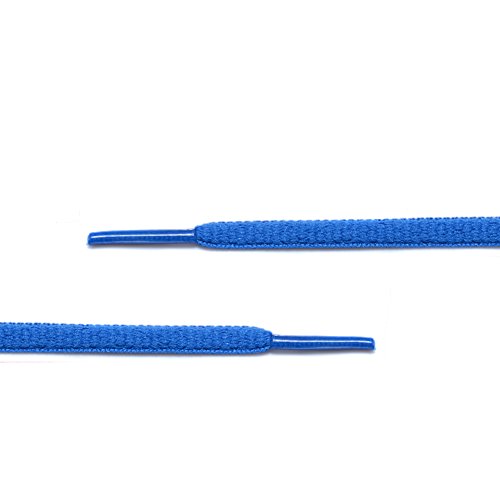 Aomidi Oval Shoes Laces Half Round 1/4" 3 Pair Athletic Shoe Lace For Sport Running Shoes Shoe Strings Replacements (36" Inches (91 Cm), Blue) #TOP4