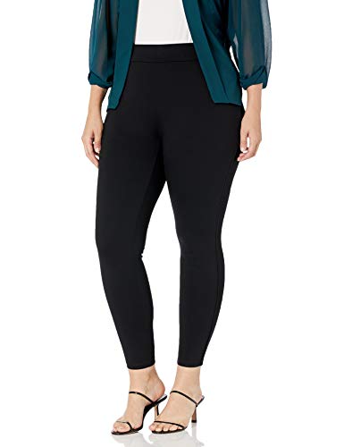 Jessica Simpson Women's Alex High Waist Skinny Knit Pant, Black, Medium