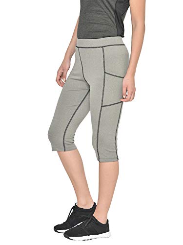 Image of CHKOKKO Women's High Rise Regular Fit Polyester Blend Leggings