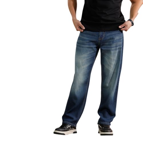Image of WROGN Men's Loose Fit Jeans | Mid Rise | Jeans for Man
