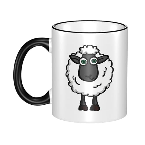マグカップ コーヒーカップ ひつじのショーン かわいい アニメ い マグ 陶器 大容量 330ml セラミック カップ 耐熱 耐冷 電子レンジ対応 コップ ファッション 友人 誕生日 人気 プレゼント