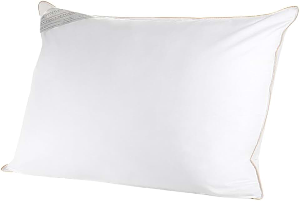 Buddemeyer Travesseiro 50x70cm, Toque de Pluma Algodão Branco