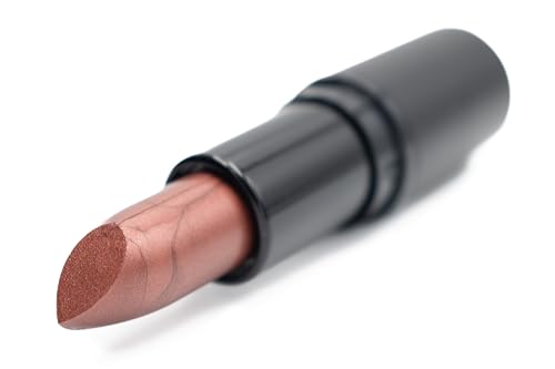 Image of Pure Ziva Copper Penny Gold Flecked Rust Red Lipstick Color Shimmering Paraben Free, No Animal Testing & Cruelty Free Lip Makeup Color