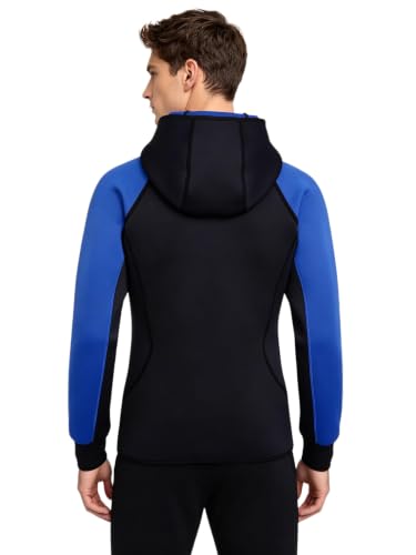 Hularka Mens Top Hooded Wetsuit Top para Entrenamiento de Fuerza miniatura 6