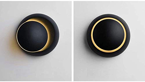 Aplique de pared de 350 grados giratorio con iluminación ajustable blanca para salón 4
