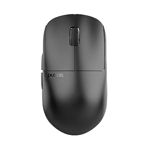 Pulsar Gaming Gears X2H Wireless Gaming Mouse, Ultra Lightweight 1.90 oz (54 g), Symmetrical, Optical Switch, 2.4 Ghz 1 ms, 26000 DPI, PAW3395 Sensor (Medium, Wireless, Black)
