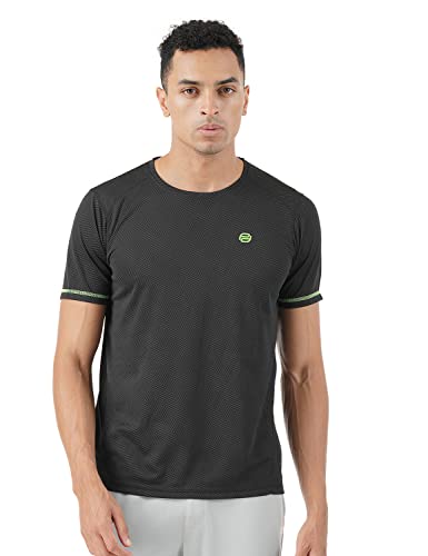 Image of PUMP'D Athleisure Men's T-Shirt for Gym -Overall Print, DryTech, Anti-Odor, Lightweight, Soft Seams, UV Protect | Workout Tshirts for Everyday Comfort for Man | Running | Active Lifestyle for Man