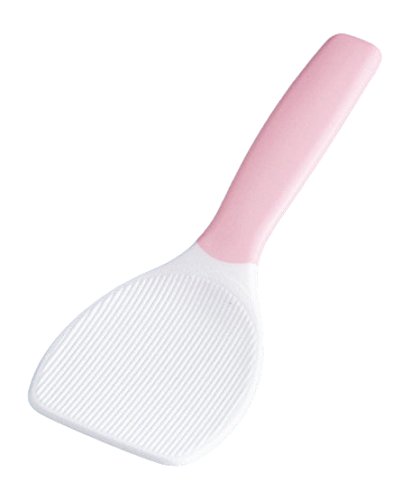 Amazon｜花井化成 魔法のおしゃもじさん(溝付) 19㎝ ピンク 抗菌