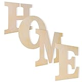 【Rebanada para pintar】 Nuestros espacios en blanco de letras de madera se pueden teñir, escribir, pegar, pintar, agregar adornos, etc., para hacer sus manualidades de bricolaje.