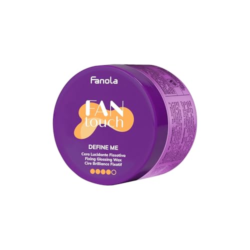 Fanola Fantouch Define Me Fixing Glossing Hair Wax - Styling Wax for Men & Women - High Shine & Flexible Hold - Vegan Styling Product for All Hair Types (3.38 oz)