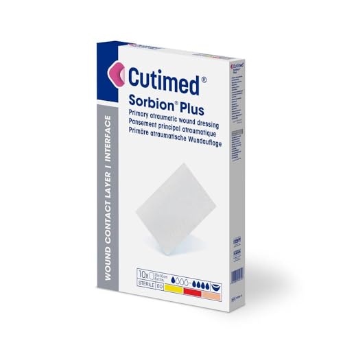 SORBION Cutimed Plus Wundauflage 7,5x7,5 cm 10 St