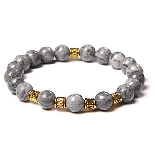 Bracelet en perles d'agates authentiques et pierres naturelles de qualité supérieure