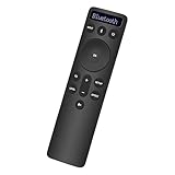 Soundbar Remote Control with Backlit Display Customizable Bass Dislogue Treble Level Fit for Vizio M-Series 5.1.2 Sound Bar M512a-H6