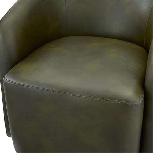 Sillón Giratorio Moderno Verde miniatura 7