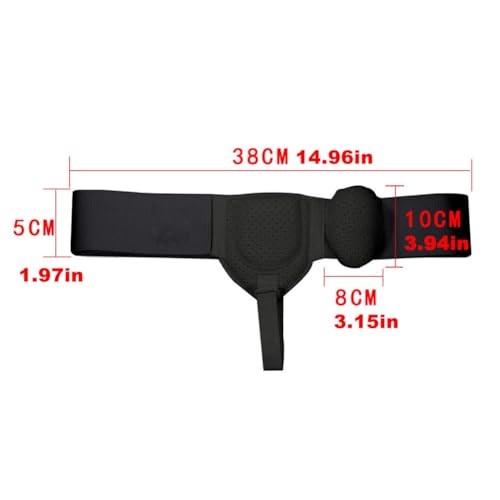 Faja para hernia ajustable para hombre talla única miniatura 3