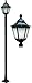 DABMAR LIGHTING INC GM8135-VG Fixture,Post,8135,VG,Lantern