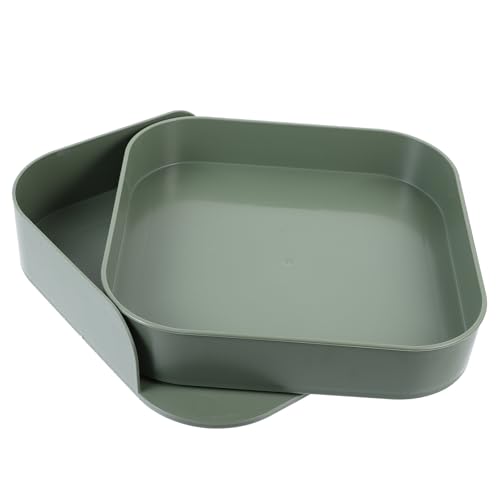 SWOOMEY Estante Giratorio para Especias y Condimentos en Cocina, Plástico Resistente y Diseño Anticaídas para Almacenamiento Hogar
