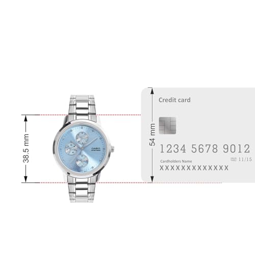Image of Casio Enticer Ladies LTP-SN6KD-2A Analog Ice Blue Dial Watch (A2492)