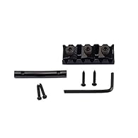 Locking nut for Floyd Rose tremolo units Material:Zinc Alloy /cooper String Spacing:7.2mm(0.27 inch) String retainers Length:42mm;locking nut which can be used with your double lock system This is a top mount design in which the mounting screws go th...