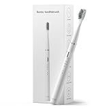 Schallzahnbürste - ultraleicht & kompakt - bis zu 100 Tage Akkulaufzeit - 3 Putzmodi & Smart-Timer - extra leise - ohne Ladestation: Aufladen mit USB-Kabel - perfekt für Reisen & Zuhause