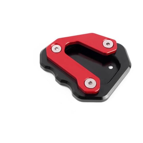 Béquille latérale moto extension S1000RR rouge en aluminium CNC haut de gamme