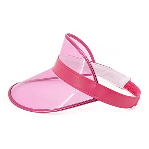 Image of Surkat Plastics Clear Sun Visors UV Protection Hat Cap Headwear Sunhat for Golf Tennis Beach Cycle