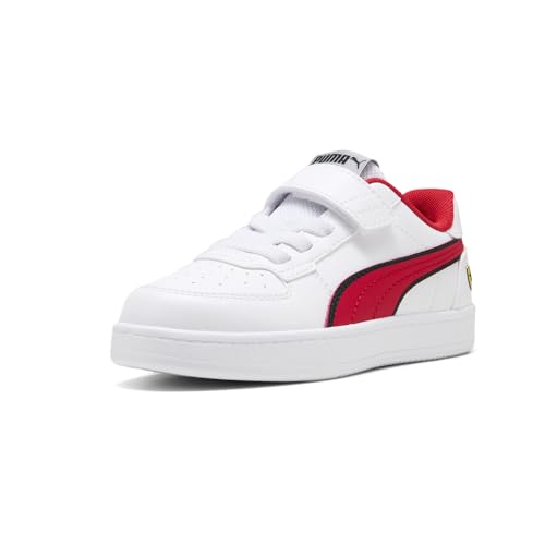 PUMA Kids Boys Scuderia Ferrari Caven 2.0 Slip On Sneakers Shoes Casual - White2
