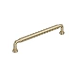 Amerock Coble 7-9/16 inch (192mm) Center-to-Center Golden Champagne Cabinet Pull, BP37665BBZ