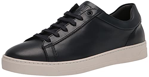Image of Bruno Magli Men's Diego Sneakers, Leather Shoes, Lace-Up Casual Shoes