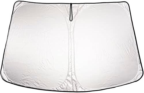 CYBERBEANS Sunshade for Tesla Model Y Front Windshield Sunshade Accessories 2020 2021 2022 No Sag Foldable Shade UV Heat Protection Visor