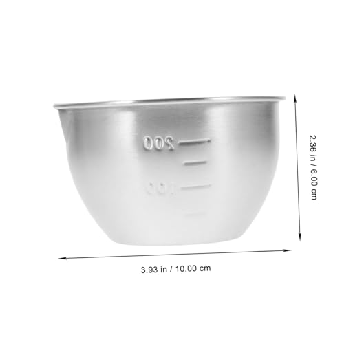 Tazón de mezcla de acero inoxidable 10 cm multifuncional para cocina miniatura 2