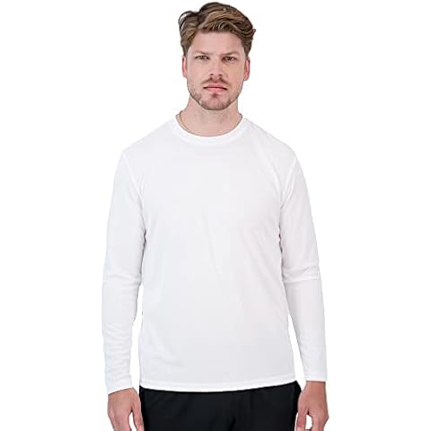 Denali Performance Men's Mega Solar ProtectUV Long Sleeve, White, Large Cover