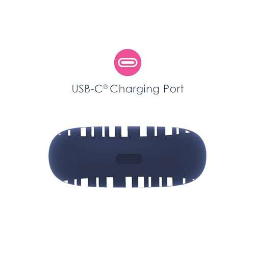 Image of Packed Party True Wireless Earbuds Bluetooth V5.3 Headphones with Charging Case, IPX5 Waterproof, Up to 20 Hours of Battery Life (Navy Baby)