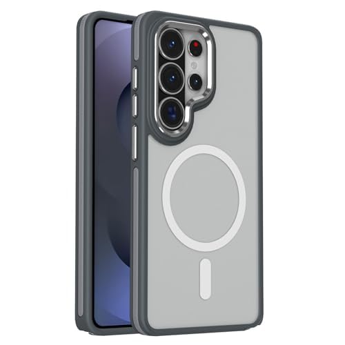Coque fine et translucide Samsung S26 Plus étui magnétique gris antichoc