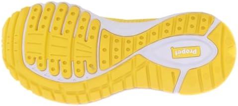 Propét Women's Tour Knit Sneaker,Lemon,12 XX-Wide | Image 4