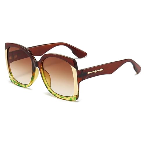 Lunettes de soleil léopard vintage pour homme et femme avec protection UV400 luxe