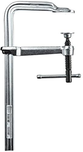 BESSEY Ganzstahl-Schraubzwinge GS100K, Spannweite 1000 mm Ausladung 120 mm, Knebelgriff für einfache Kraftübertragung beim Anspannen, Gewicht 3,58 Kg