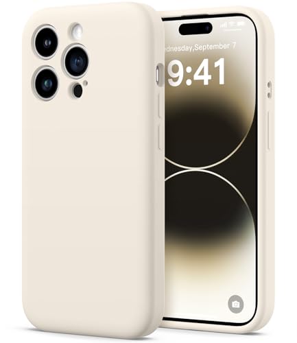 Coque iPhone 14 Pro silicone pour éviter les rayures de l'objectif