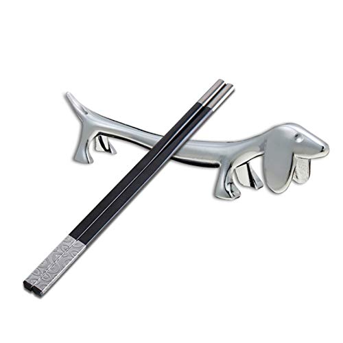 Miniatura 6 de Soporte Para Cubiertos Con Forma De Perro Pequeño, Palillos Salchicha, Cuchara, Tenedor, Soporte De Acero Inoxidable, 2 Unidades, Bonito Soporte Para Palillos Para Perros, Cubiertos, Cuchillos