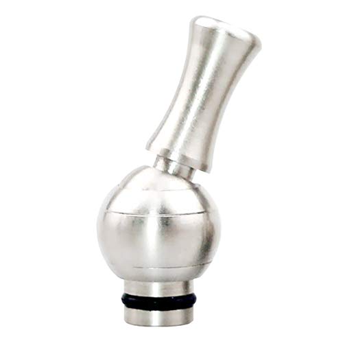 Yeleo Trosetry Drip Tip 510, Drip Tip Standard en Résine pour Atomiseur RDA RTA Cigarette électronique, sans Nicotine(510 Acier Inoxydable)