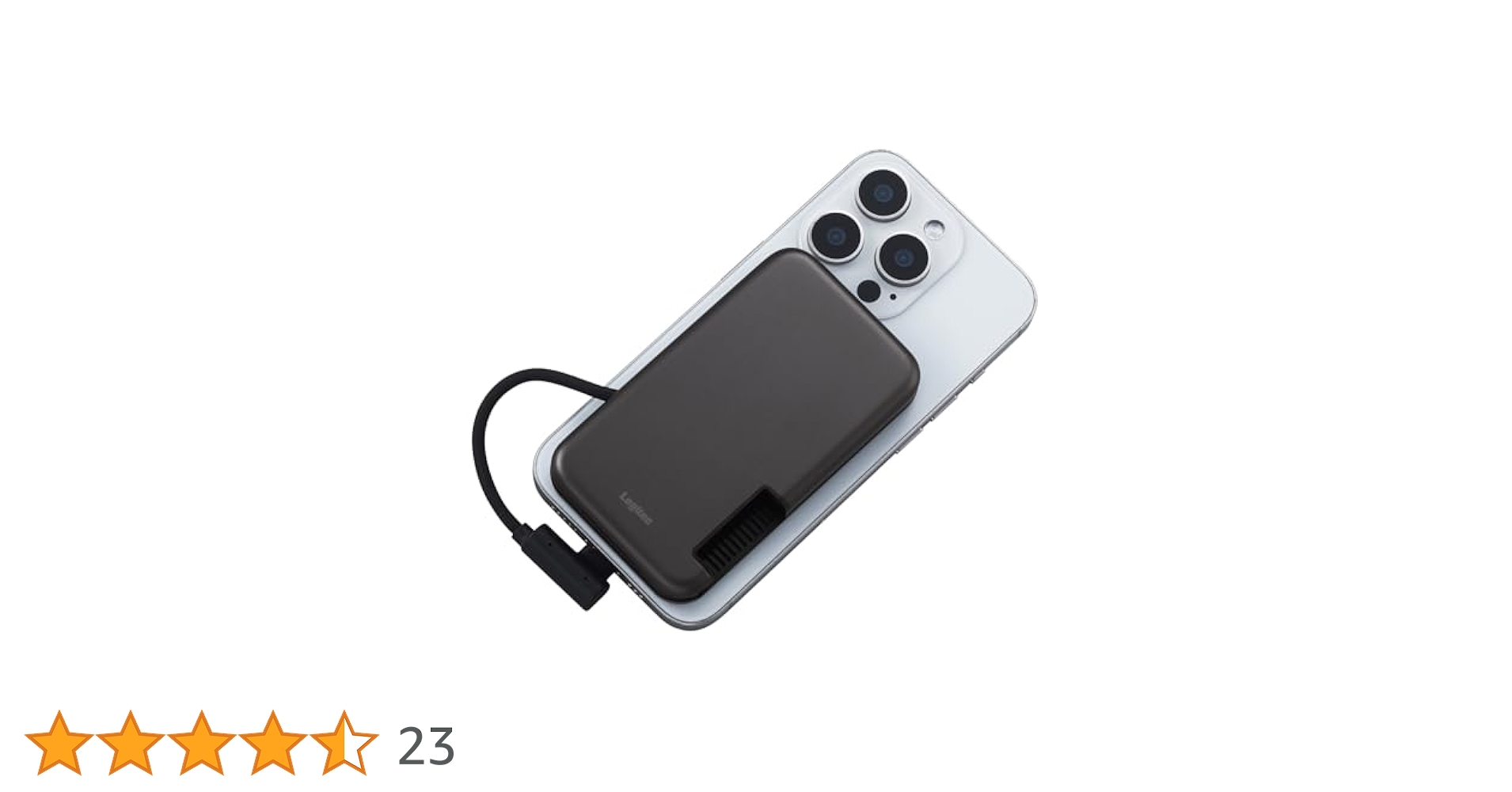 Logitec外付けSSD1TB LMD-PBU100UCMG iPhone対応 外付け SSD 1TB MagSafe ProRes 動画 対応 USB Type-C iPhone 16