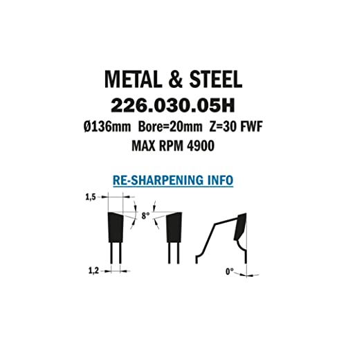 CMT - 226.030.05H - LAMA X MATERIALI FERROSI-PVC