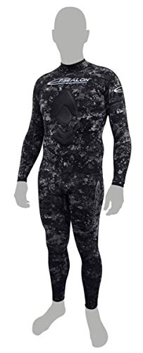 Combinaison chasse sous-marine camouflage EPSEALON Shadow pour explorer les fonds marins