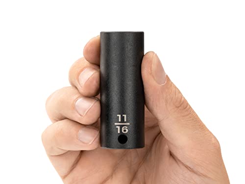 Image of TEKTON 3 /8 Inch Drive x 11 /16 Inch Deep 12-Point Impact Socket | SID13217