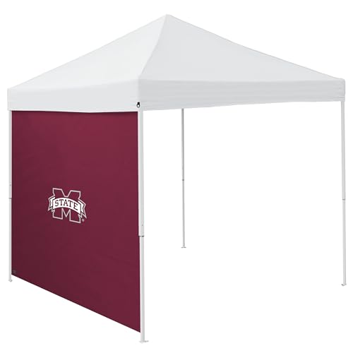 Logo Brands NCAA Mississippi State Bulldogs 9x9 Canopy Side Panel – Team Colors, Privacy & Weather Shelter