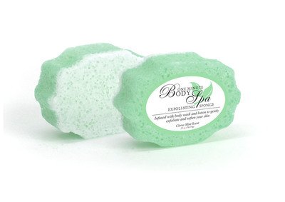 Exfoliating Soap Sponge/Citrus Mint