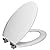Dalton Toilet Seat Elongated Soft Close – White Oval Standard Wood Toilet Seat for Bathroom – Design House, 544288
