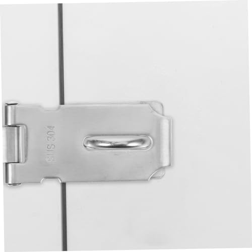 Image of DOITOOL 2pcs Outdoor Fence Locks Stainless Steel Gate Lock Latch Padlock Latch for Outdoor Use