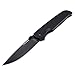 Harnds Vanguard CK7207 Folding Knife Compact EDC with D2 Steel Blade Pocket Knife G10 Handle with Thumb Stub Liner Lock and Reversible two-position Pocketclip (black titanium+stonewash+black)