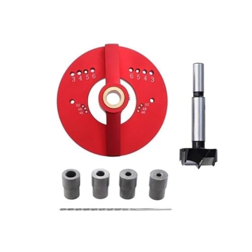 Herramientas de Talla de carpintería Herramienta de Bricolaje gabinetes de 35 mm Bisagra Agujero de ocultación Perforadora Sierra de calar Taladro Guía de Auto- centrado Vertical de la Madera de la p